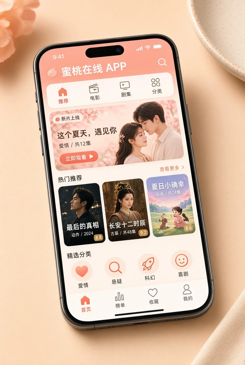 蜜桃在线移动阅读主题视觉